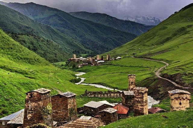 Ushguli Hotel Riho エクステリア 写真